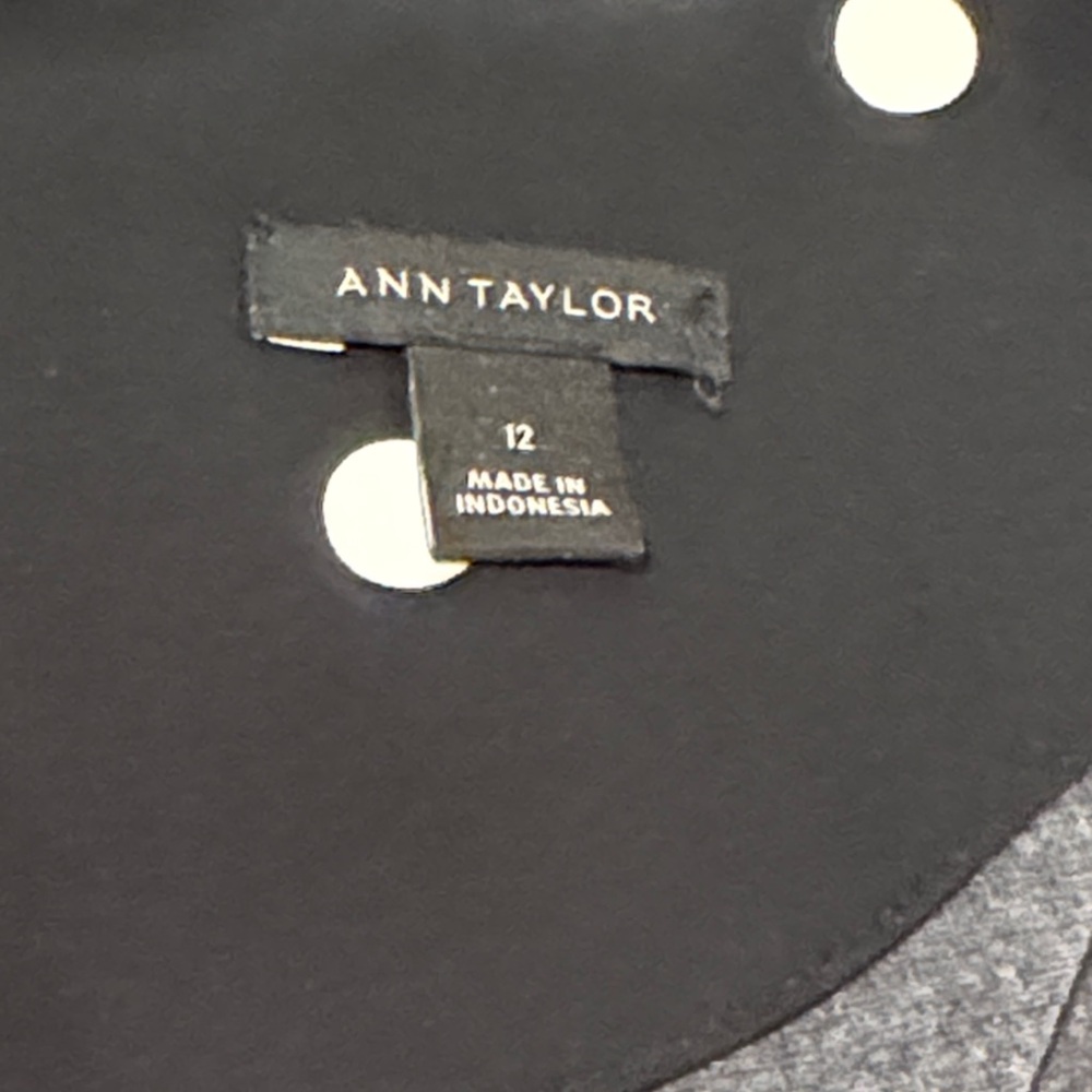 Ann Taylor Black Dress with White Dots - Picture 4 of 5
